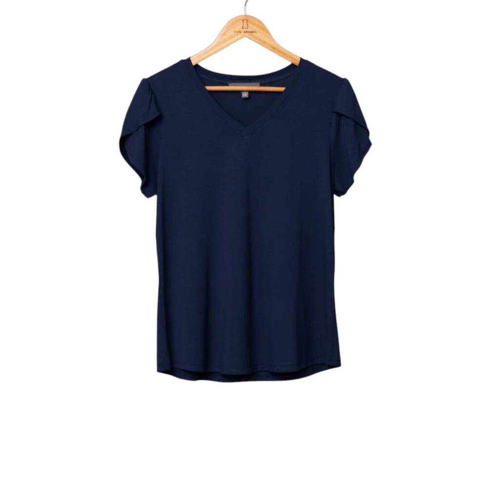 NEW PINE APPAREL women's juliana top in navy